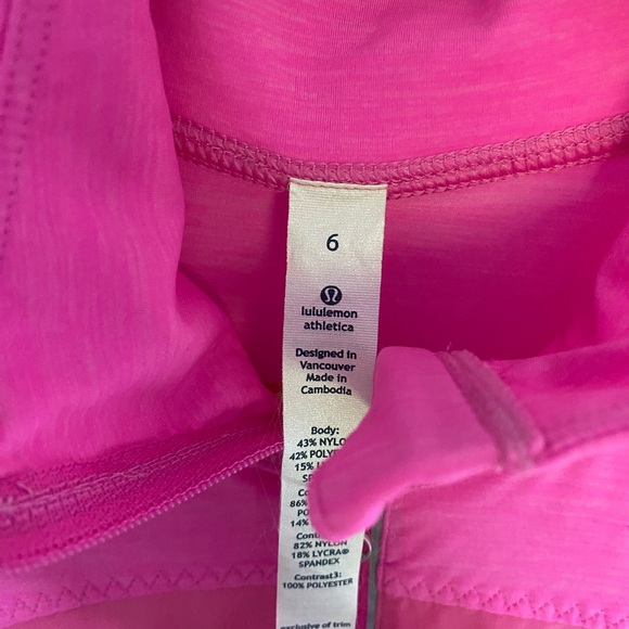 Lululemon Women Pink Runner Pullover Jacket - Picture 7 of 8